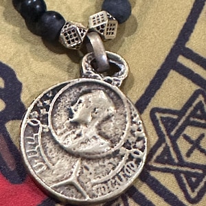 Haile Selassie Medal necklace , Rastafari necklace