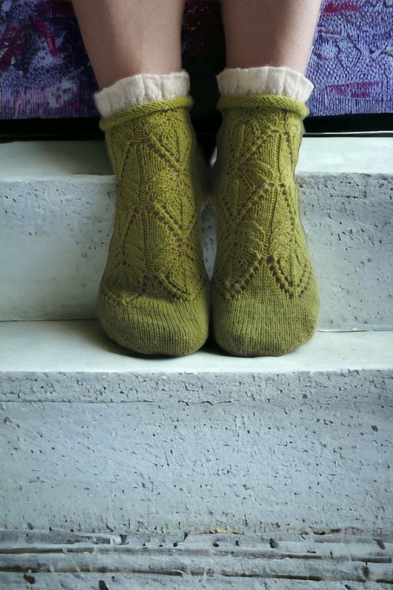 Knitted Socks Handmade Wool Socks for Cozy Comfort Etsy