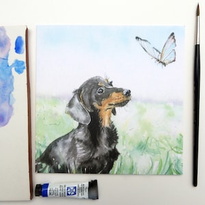 Sausage Dog Blanko Grußkarte