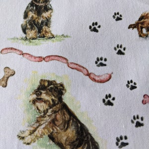 Dachshund Fabric, Sausage Dog Print 100% cotton image 6