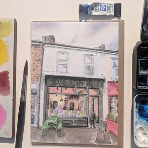 Carte de voeux vierge East Dulwich Rye Books Book Shop