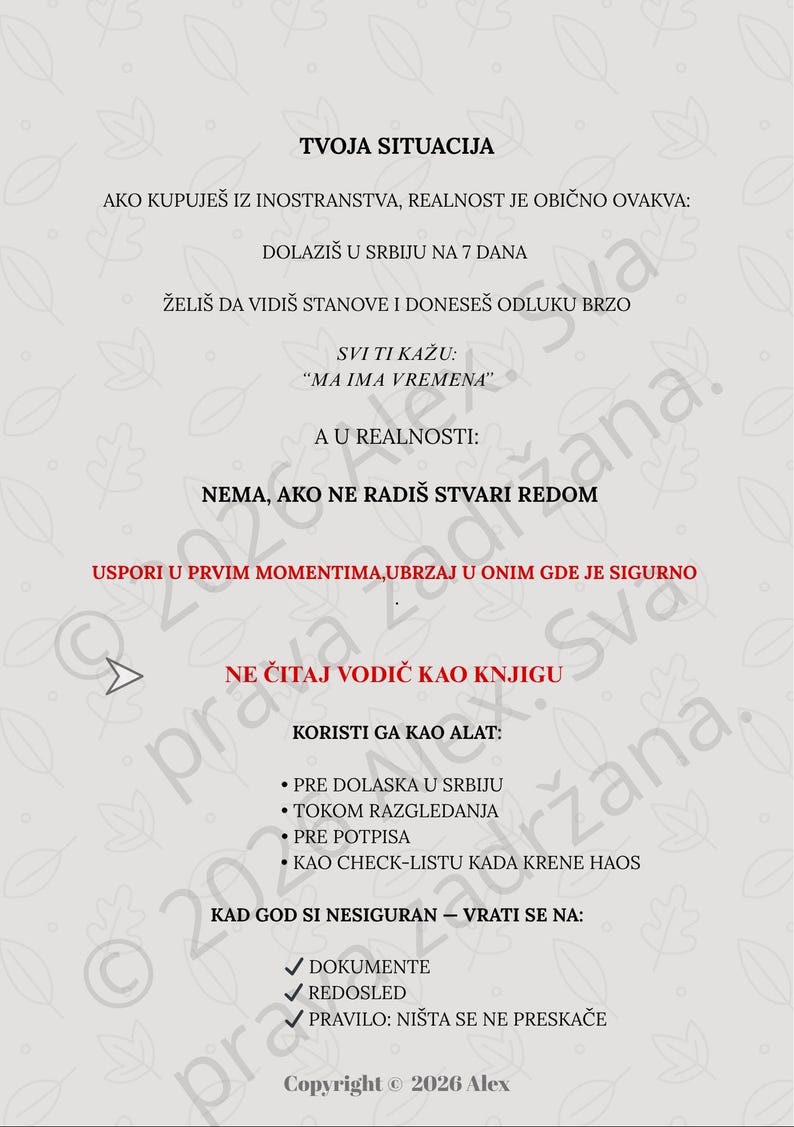 Vodic za kupovinu nekretnina u Srbiji PDF prirucnik