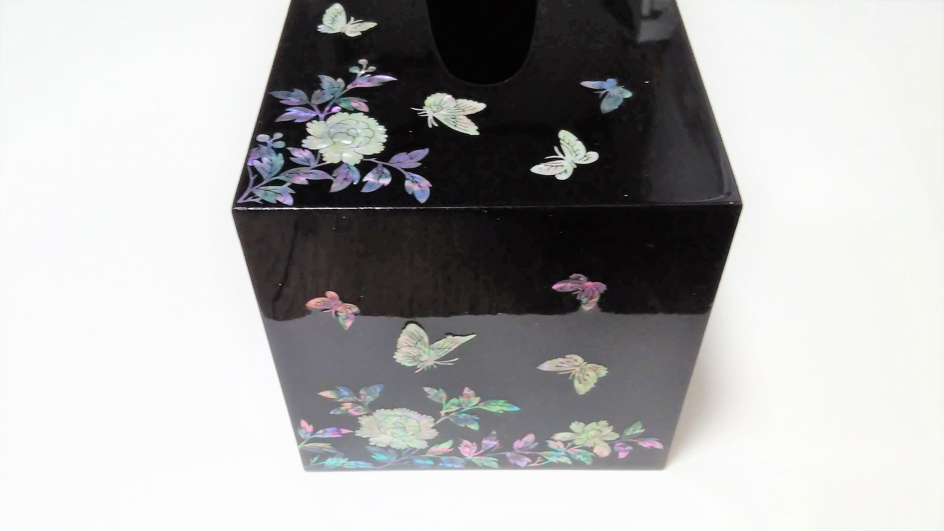 Mother of pearl tissue box cover Rectangula tissue box cover Etsy