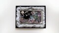 Business card case Mother of pearl Business card holder Deers and Pine trees Gift for her him product logo