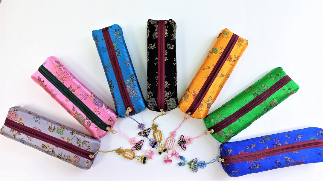 Handmade Pencil Pouch Fabric Pencil Case Makeup Bag Stationery Case Etsy