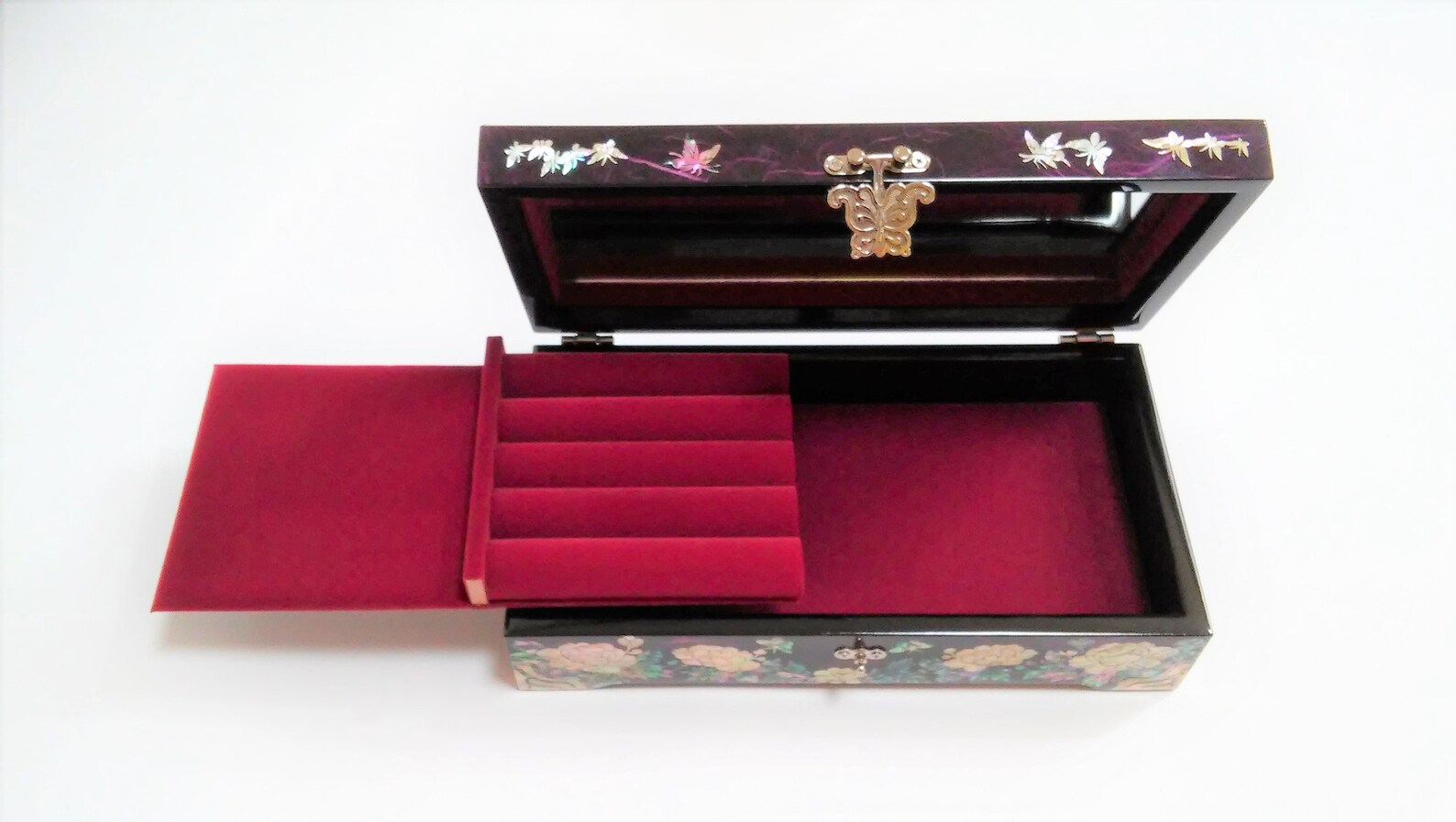 Mother of Pearl Jewelry Box Keepsake Box Jewelry Storage Etsy