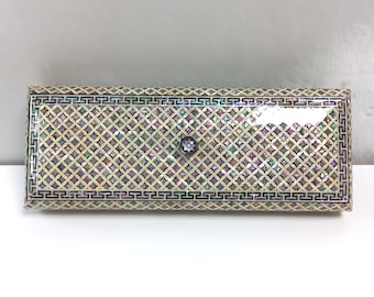Mother of Pearl Inlaid Wooden Box: Korean Jewelry Box
