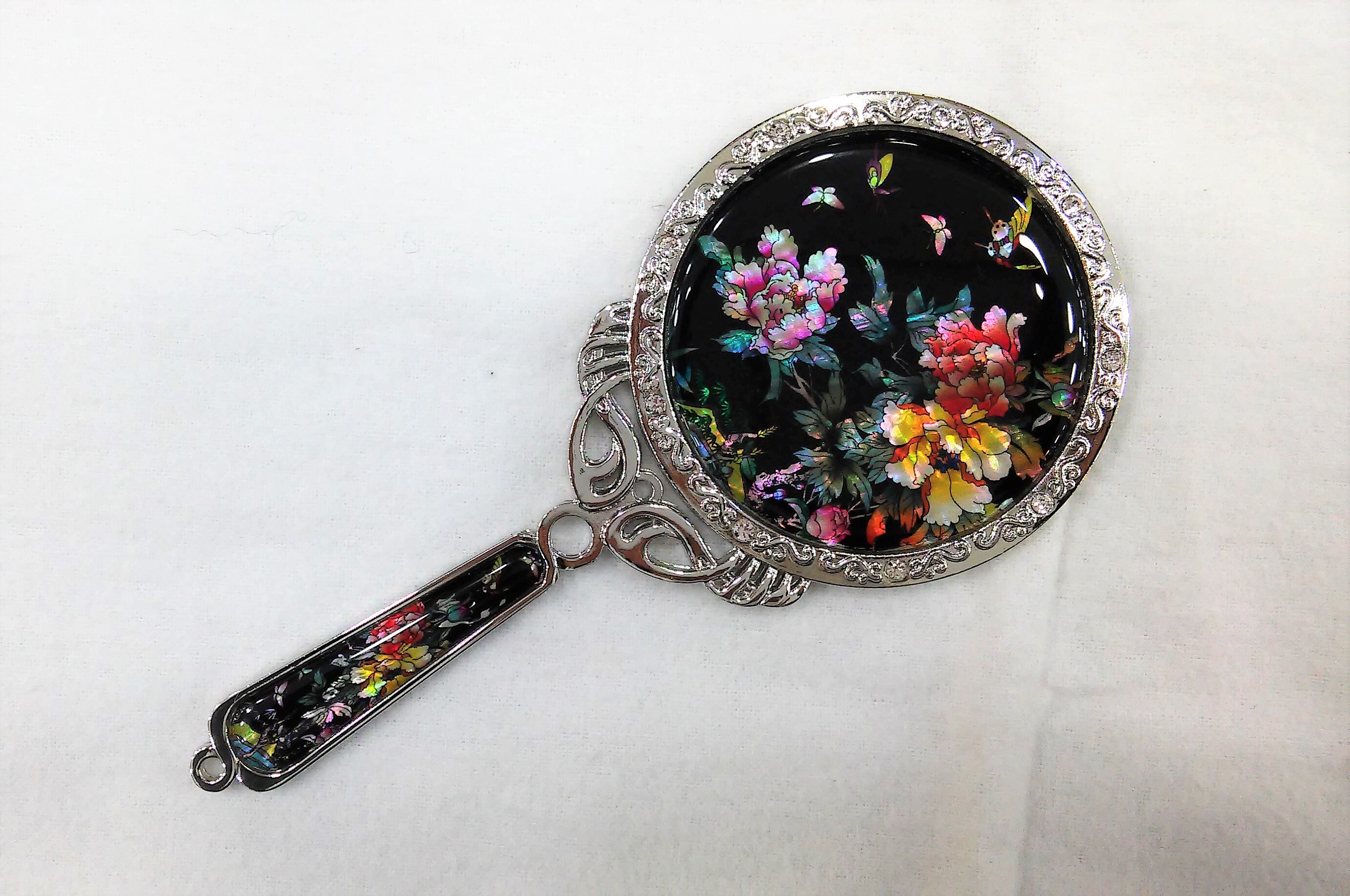 Mother of pearl Hand mirror Makeup mirror Handheld mirror Etsy