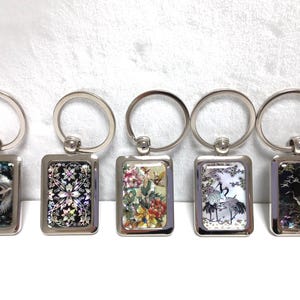 Schlüsselanhänger, Schlüsselanhänger, Metall Schlüsselanhänger, Schlüsselring, 5 Muster, Mit Geschenkbox