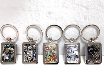 Metal Keychain: Korean Key Ring with Gift Box