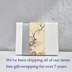 Mother of Pearl Crane Pen and Business Card Holder Set image 6