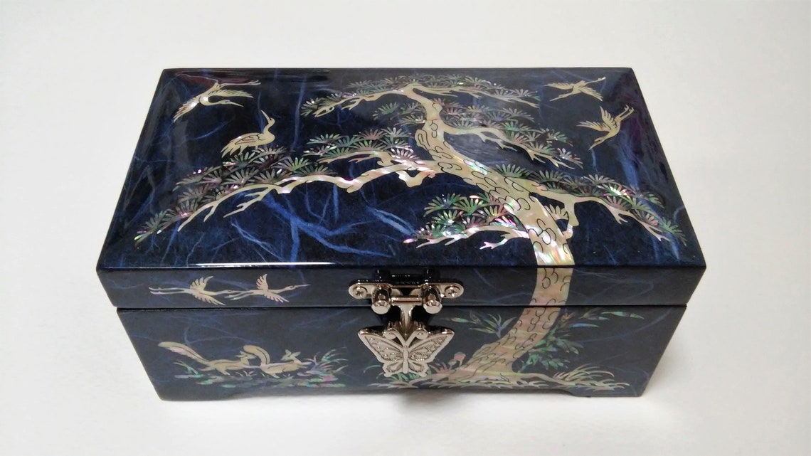 Mother of Pearl Jewelry box Jewelry case Jewelry storage Etsy