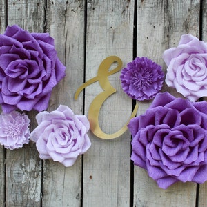 Paper Flowers for Nursery Wall Decor, Nursery Flowers, Wedding Backdrop, Paper Flower Wall Decor, Baby Shower Decor, Flower Backdrop