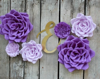 Paper Flowers for Nursery Wall Decor, Nursery Flowers, Wedding Backdrop, Paper Flower Wall Decor, Baby Shower Decor, Flower Backdrop