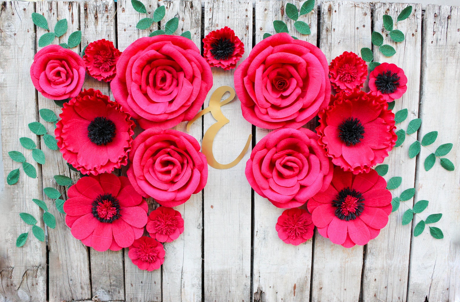 Floral Nursery Decor Flower Backdrop Nursery Wall Flowers Etsy