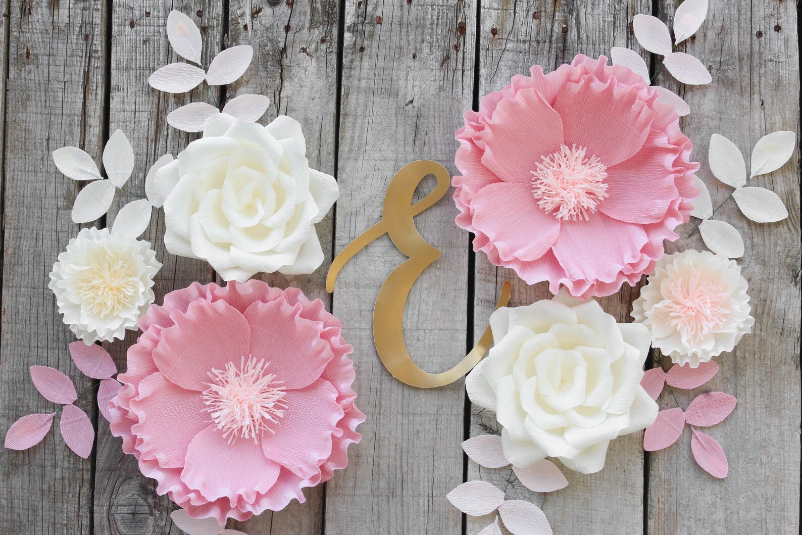 Paper Flowers for Nursery Wall Decor Wedding Backdrop Etsy