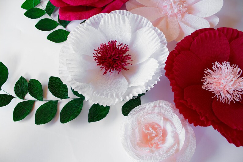 Wall Flowers Nursery Flowers Floral Wall Decor Nursery Etsy