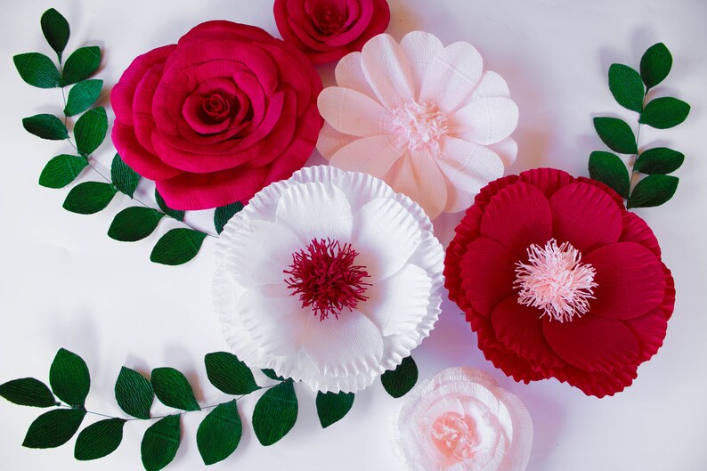 Wall Flowers Nursery Flowers Floral Wall Decor Nursery Etsy