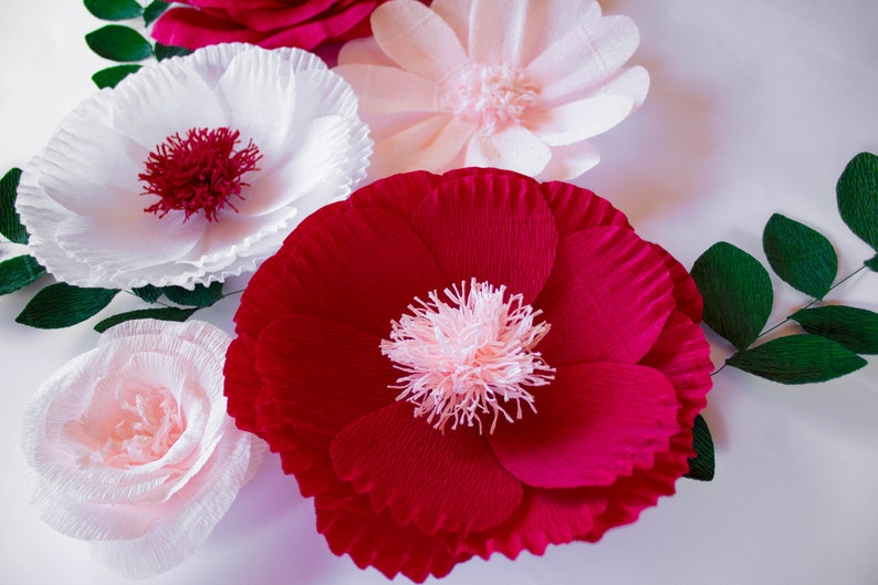 Wall Flowers Nursery Flowers Floral Wall Decor Nursery Etsy