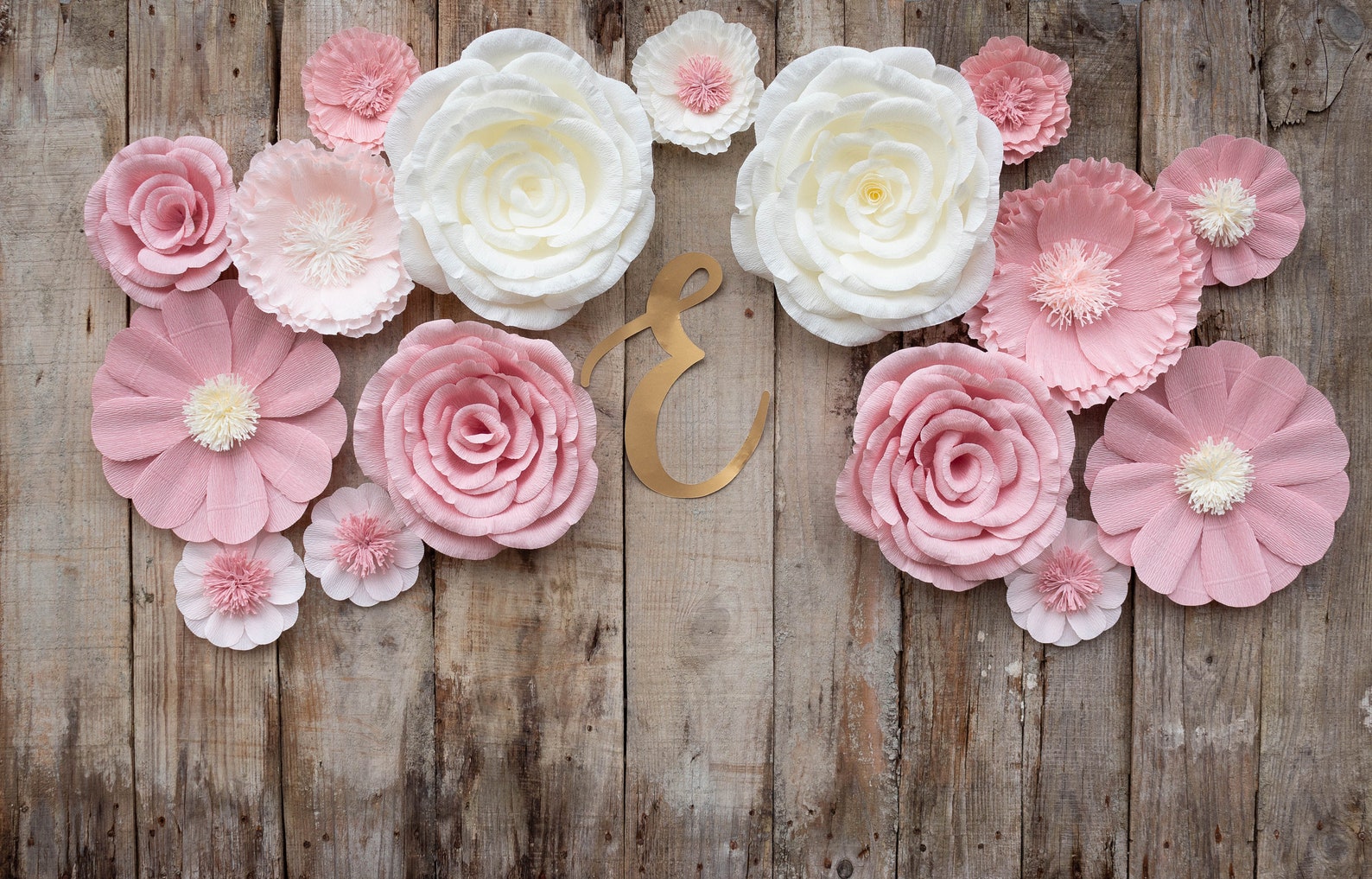 Paper Flowers Nursery Decor Wall Flowers Flower Backdrop Etsy