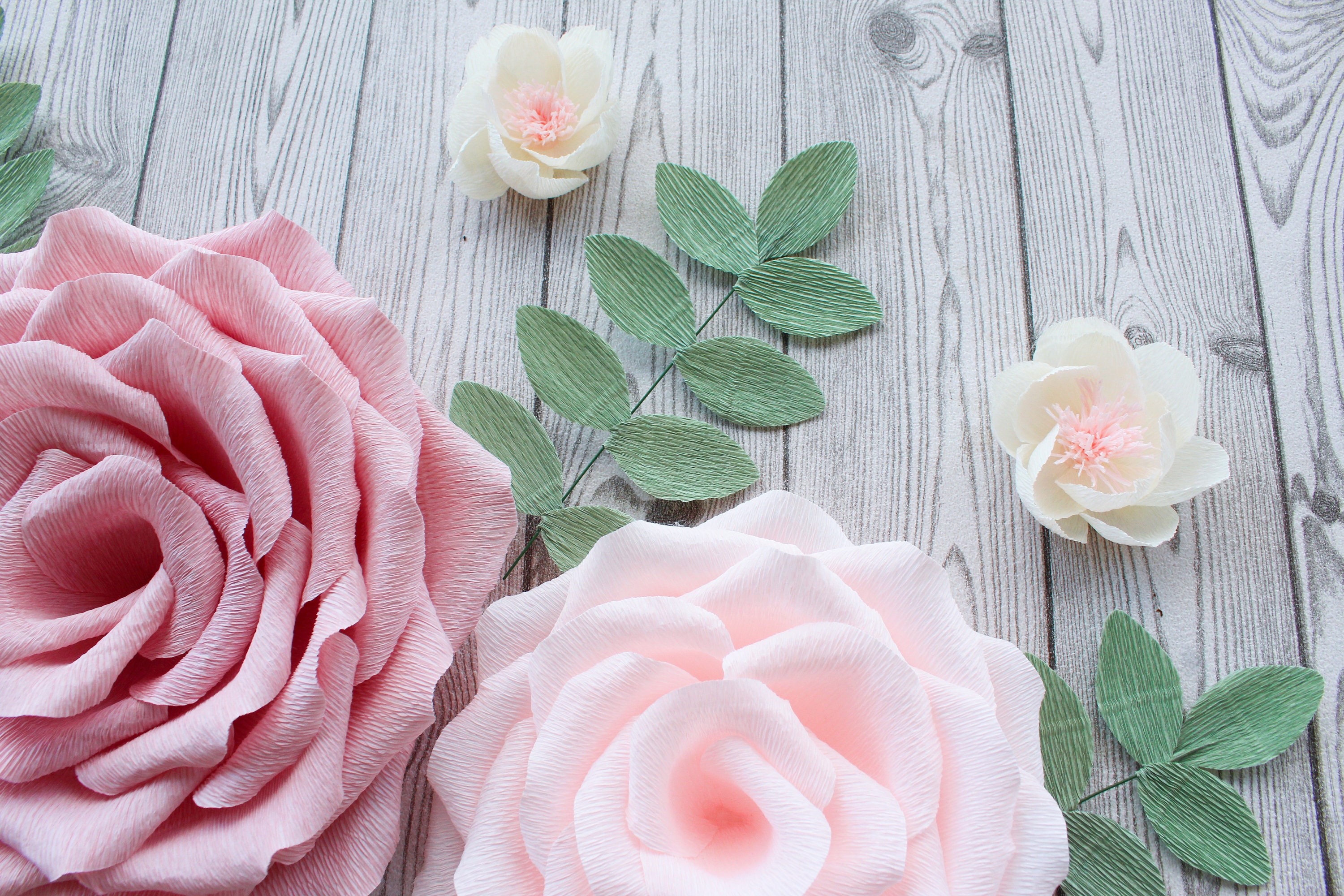 Nursery Wall Paper Flowers Paper Flower Wall Decor Girl Room Etsy