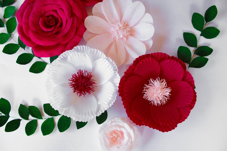 Wall Flowers Nursery Flowers Floral Wall Decor Nursery Etsy