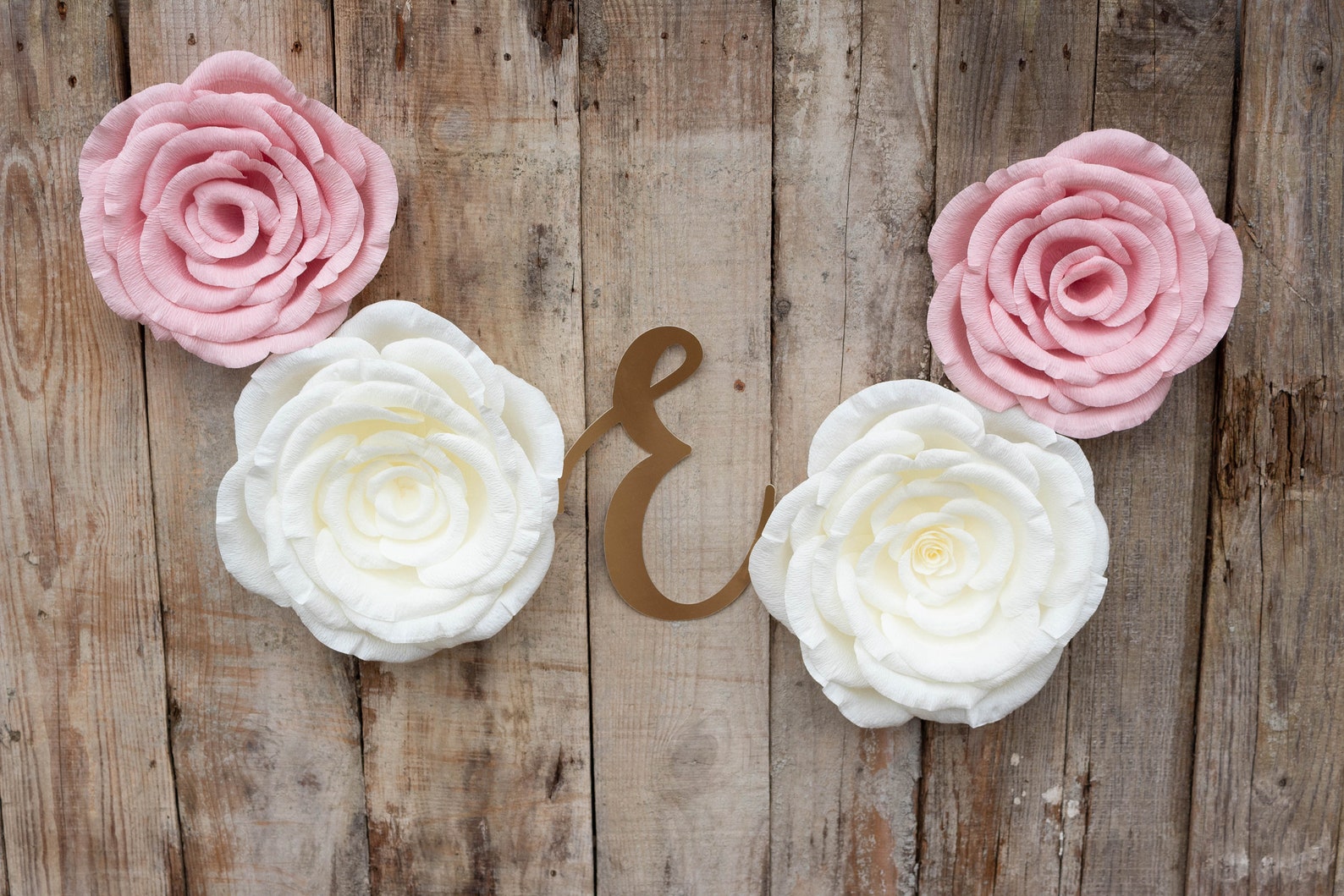 Paper Flower Wall Decor Bridal Shower Decor Nursery Wall Etsy