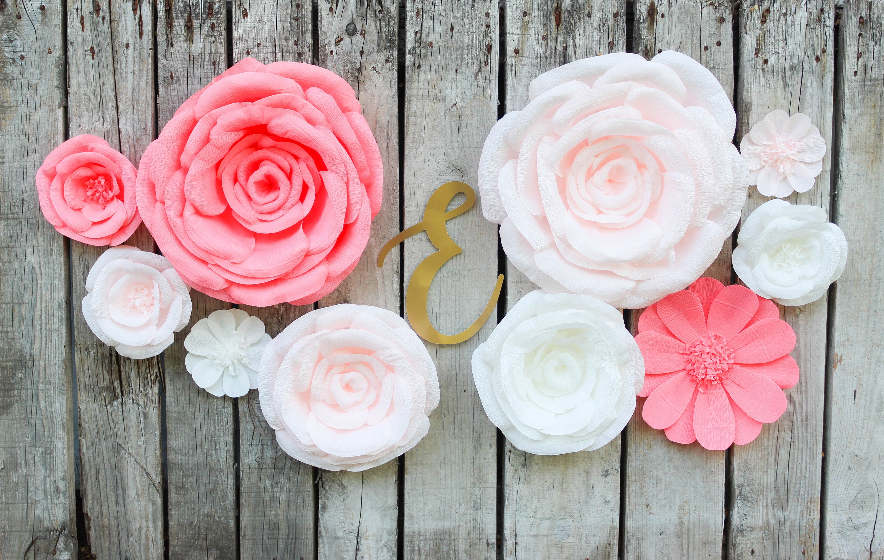 Nursery Wall Flowers Flower Backdrop ASSEMBLED Wall Etsy