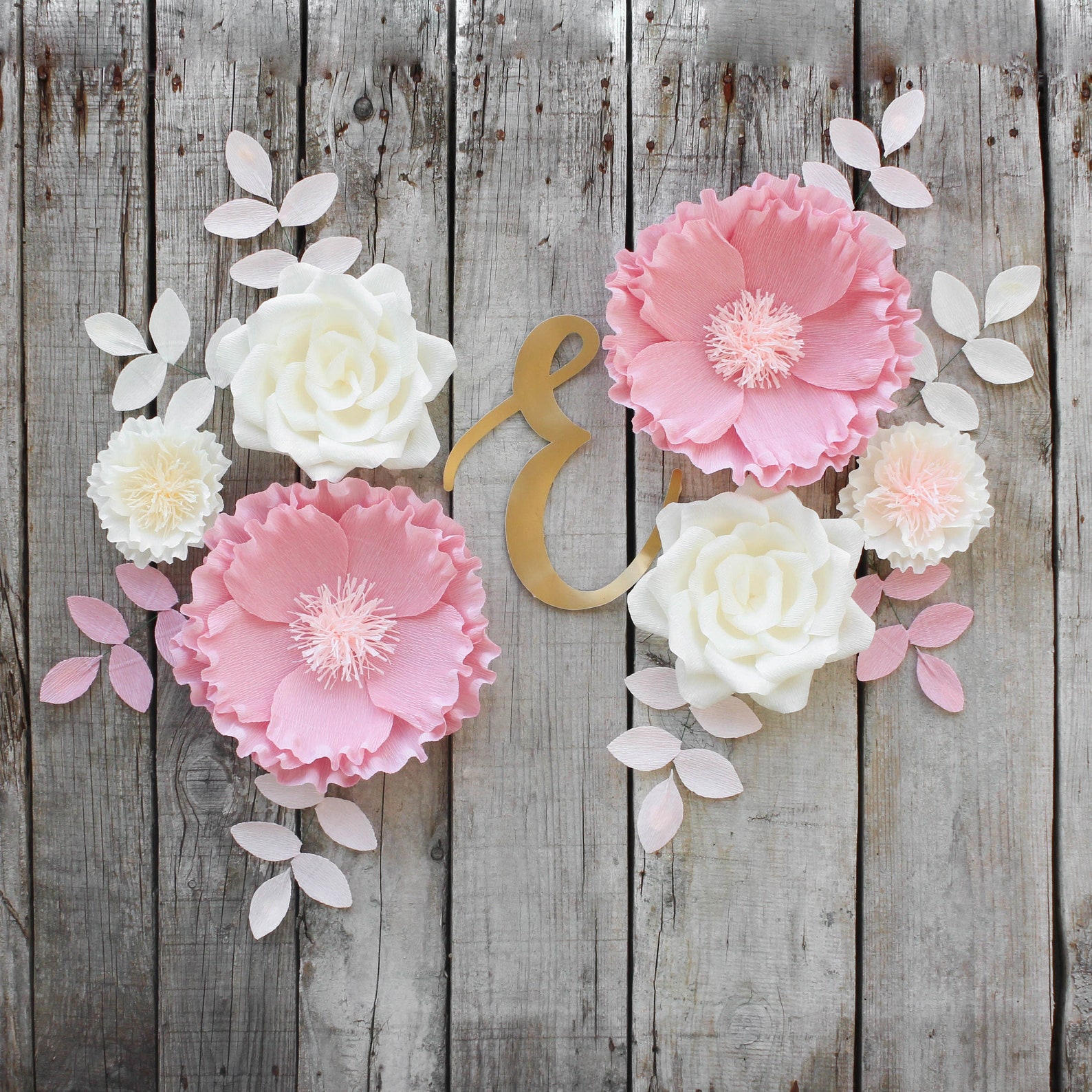 Paper Flowers for Nursery Wall Decor Wedding Backdrop Etsy