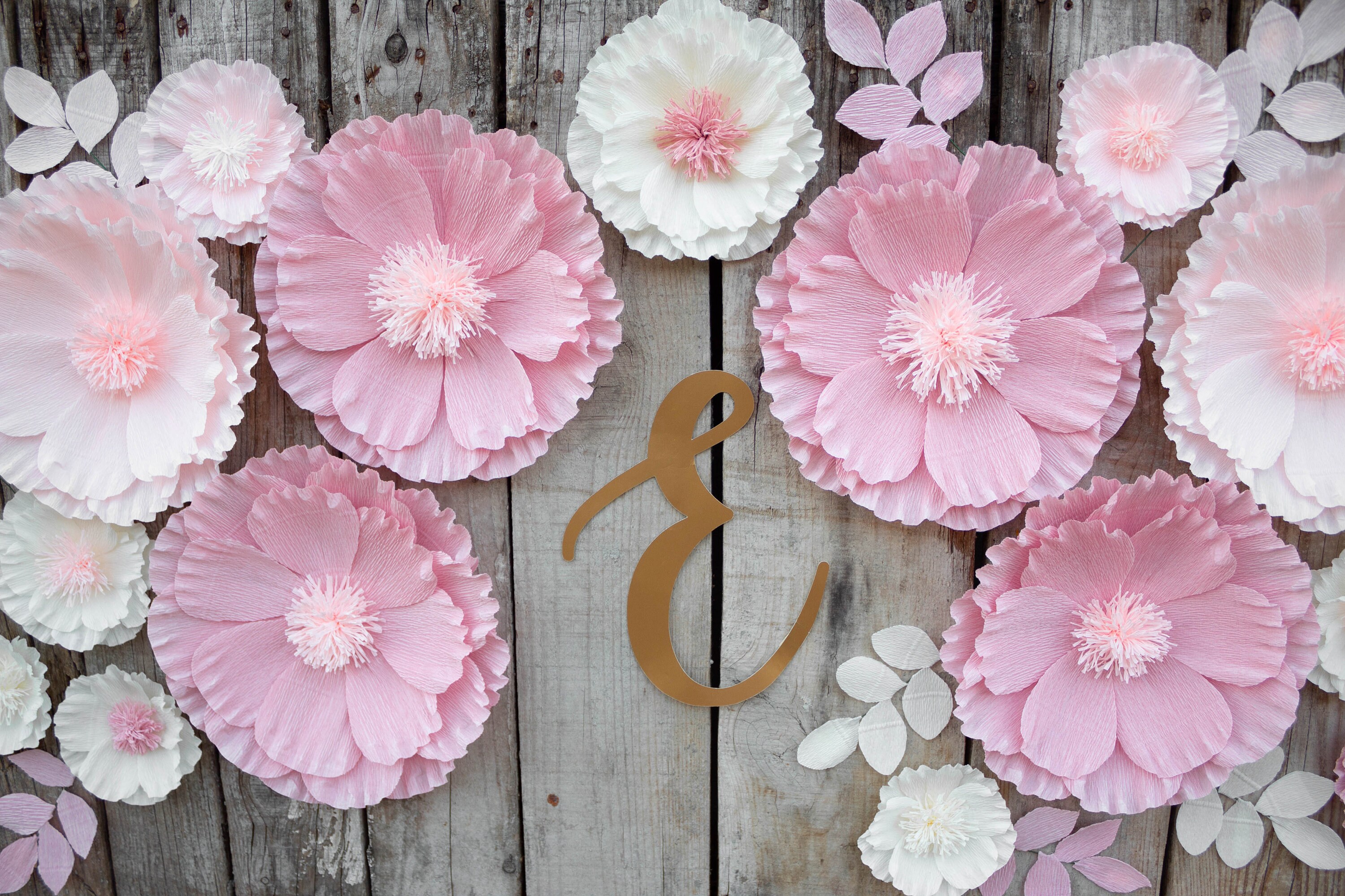 Paper Flowers for Nursery Decor Flower Backdrop Nursery Wall Etsy