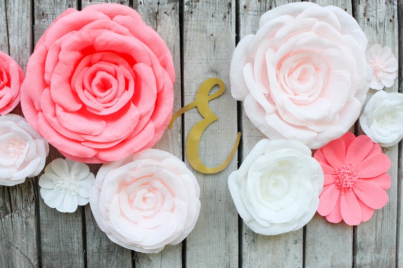 Nursery Wall Flowers Flower Backdrop ASSEMBLED Wall Etsy