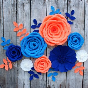 Paper Flowers, Baby Shower Backdrop, Girls Nursery Decor, Paper Flower Wall Decor