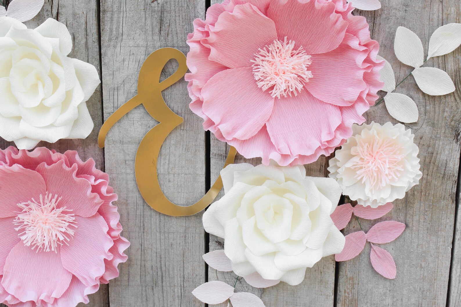 Paper Flowers for Nursery Wall Decor Wedding Backdrop Etsy