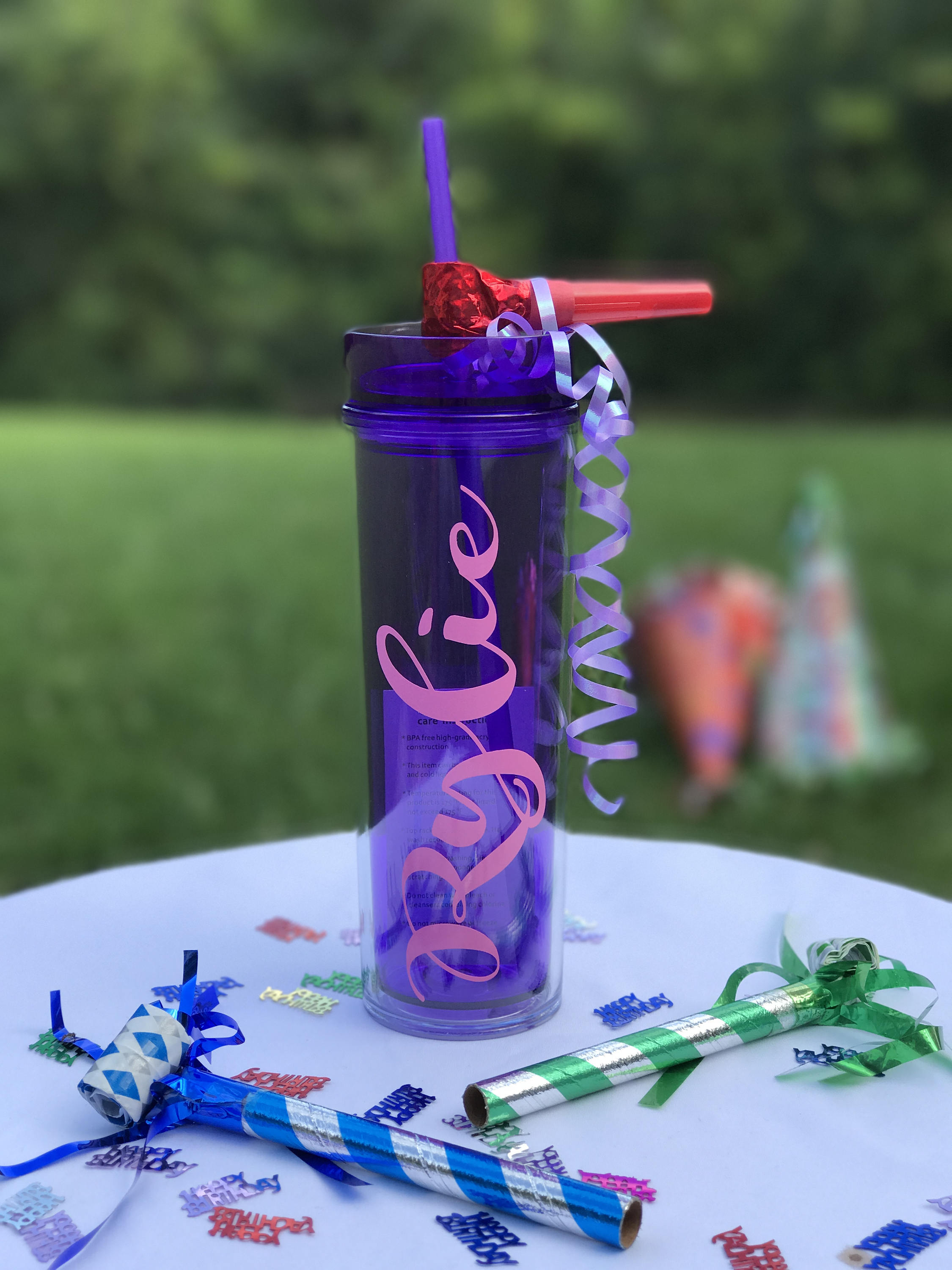 Kids Tumblers Birthday Tumblers Party Tumblers Water Etsy