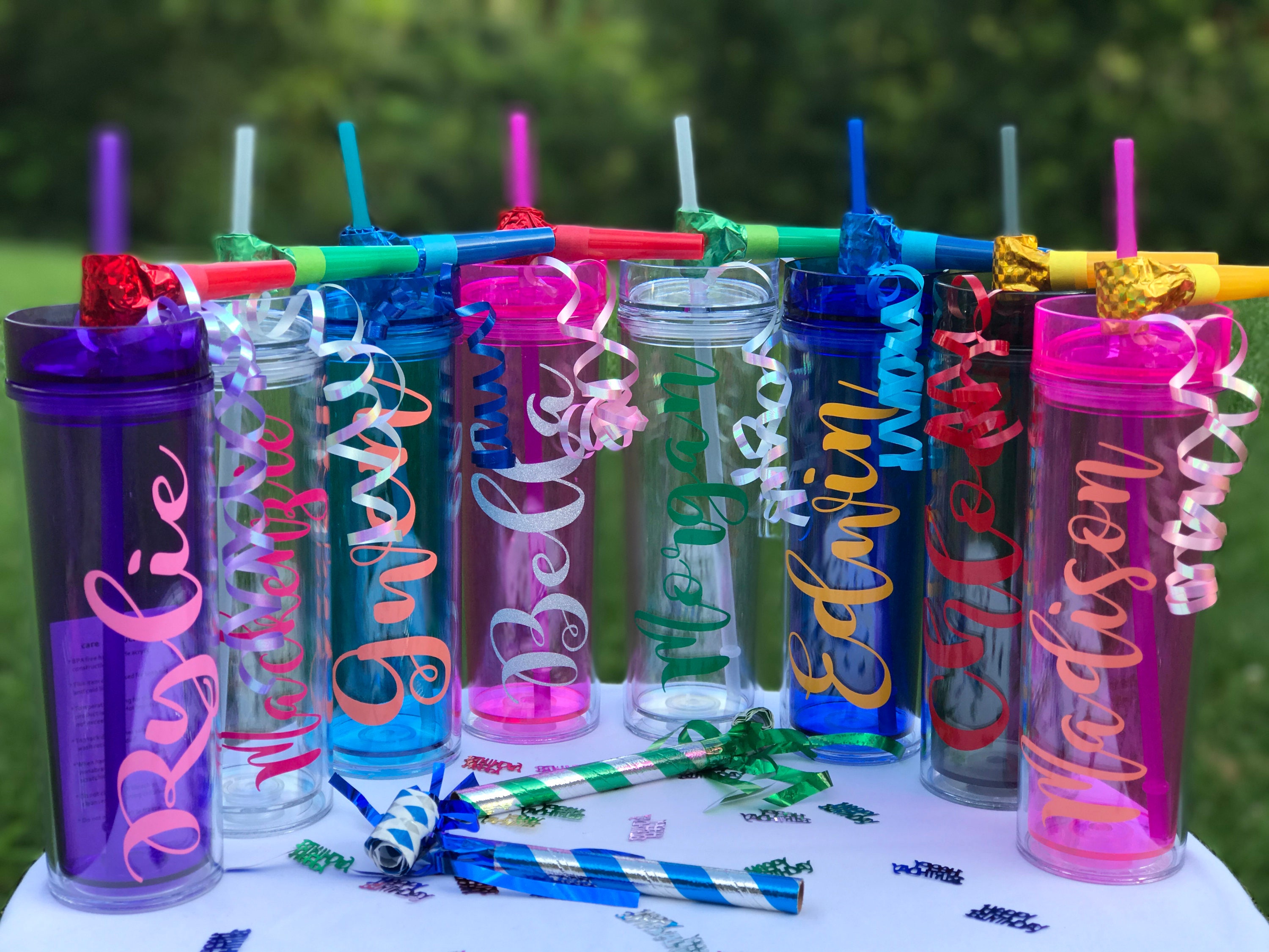 Kids Water Bottles Personalized, Kids Water Bottle, Kids Cups With Name,  Toddler Water Bottles, Kids Party Favors, Birthday Party Favors 