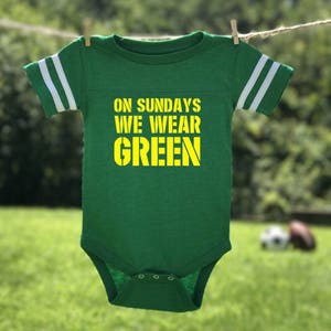 Baby Jersey, Bodysuit, Personalized Jersey, Football Jersey, Baby-shower Gift, Geen Jersey, Custom Jersey, Jersey Baby, Sportswear
