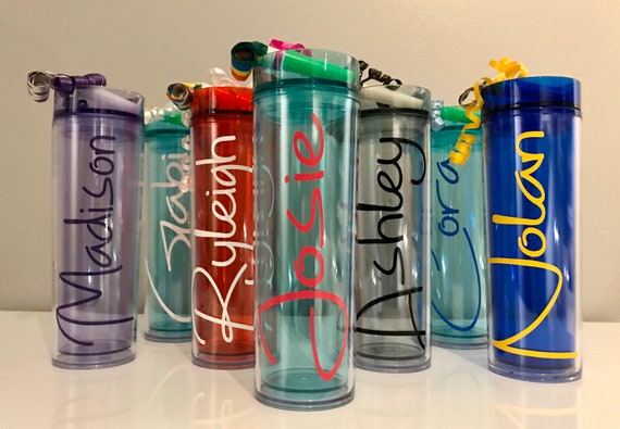 Kids Tumblers, Birthday Tumblers, Party Tumblers, Water Bottles