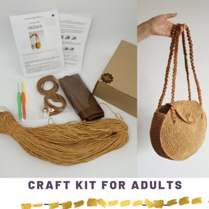 Craft kit for adults, Adult craft kit, Diy kits for adults, Diy craft kit, Diy crochet bag, DIY bag kit, DIY tote bag kit, Diy craft kit bag