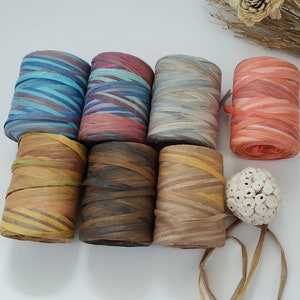 Fio de ráfia, Fio de papel, Saco de ráfia, Fio de papel, Fio de crochê natural, Fio de chapéu de crochê, Fio natural, Fio de saco de crochê, Fio para venda,