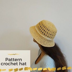 Bucket hat crochet, Crochet summer hat pattern, Bucket hat pattern, Crochet bucket hat pattern, Bucket hat crochet pattern, Crochet bucket