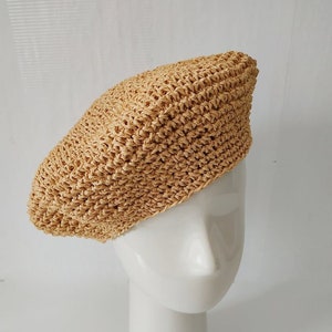 Straw Hat Women Raffia Summer Hat Sun Hat Beret Summer - Etsy