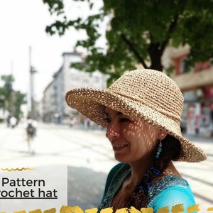 easy summer hat, crochet hat patterns for women, for children, crochet hat pdf summer. Crochet Sun Hat PATTERN pdf instant digital download