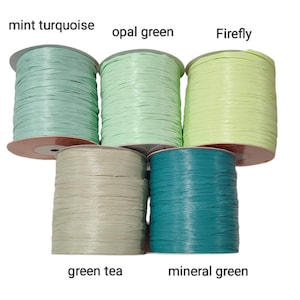Rafia yarns, Yarn sale, Rafia yarn, Raffia yarn, Summer yarn, Raffia for hat, Natural yarn, Paper rope, Rafia, 100g = 273 yards (250 meters)