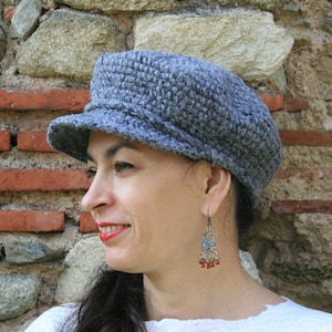 Baseball cap pattern, Crochet hat pattern women, Crochet newsboy hat pattern, Crochet pattern hat men, Newsboy hat pattern
