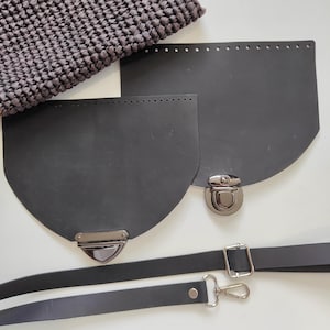 Asas para bolsos, Marcos para bolsos, Asa para bolso, asas, asa de cuero, artículos de cuero, correa para bolso de cuero, kit de artesanía para adultos, cuero natural