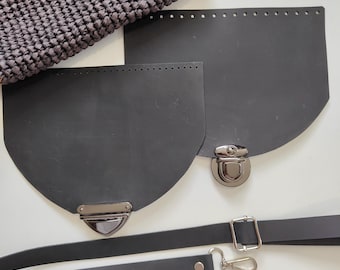 Griffe für Taschen, Taschengestelle, Taschengriffe, Griffe, Ledergriffe, Lederwaren, Ledertaschenriemen, Naturleder. Preis pro Stück.