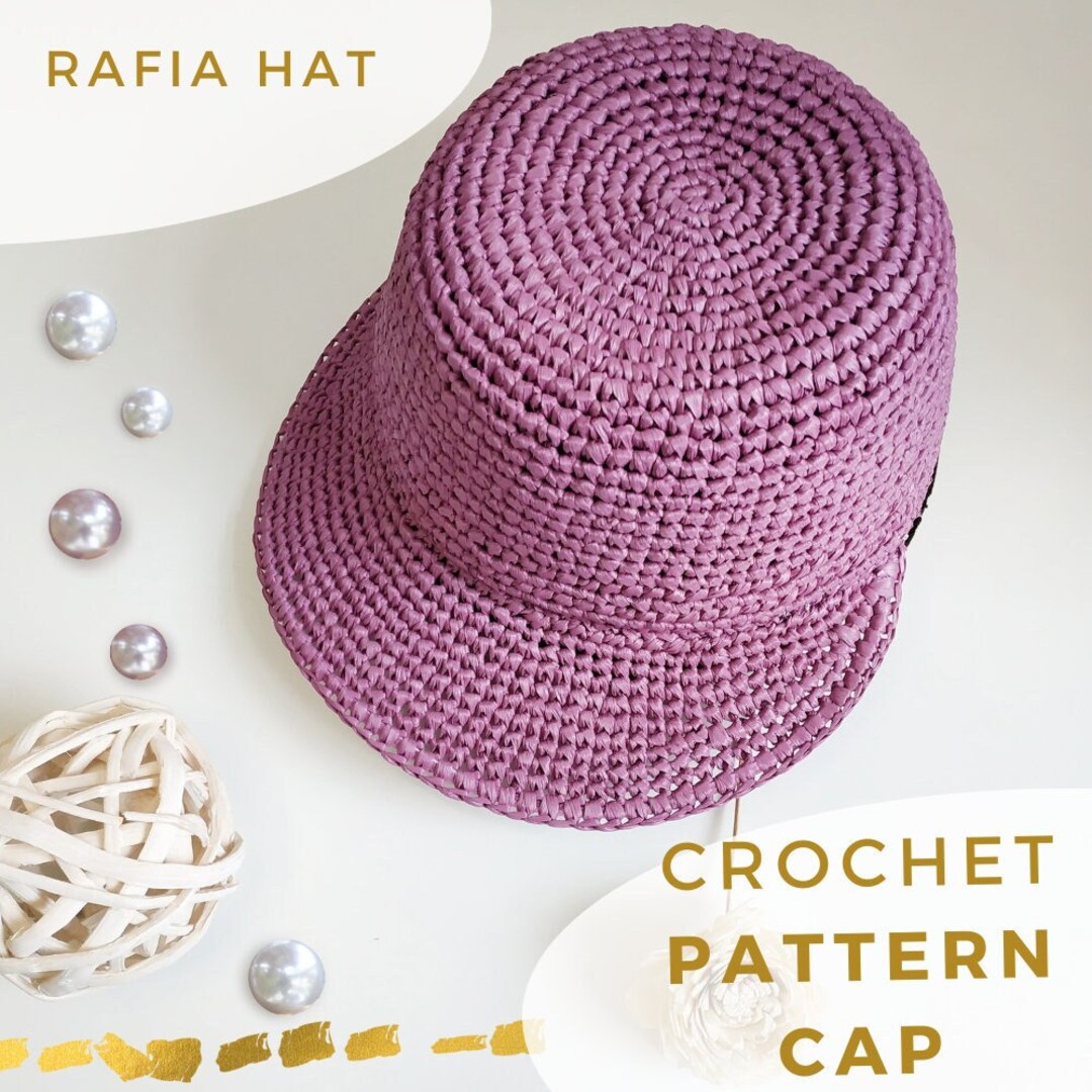 Sun Hat Pattern, Easy Crochet Pattern, Newsboy Cap, Summer Crochet Hat