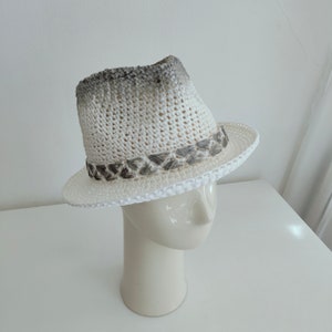 fedora hat women, fedora hat for men, Women fedora hat, Straw Fedora, Summer Fedora Hat, Handmade Fedora, Mens Hat Fedora
