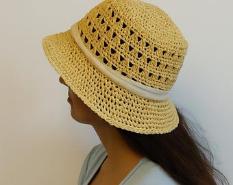 Bucket hat crochet, Crochet summer hat pattern, Bucket hat pattern, Crochet bucket hat pattern, Bucket hat crochet pattern, Crochet bucket