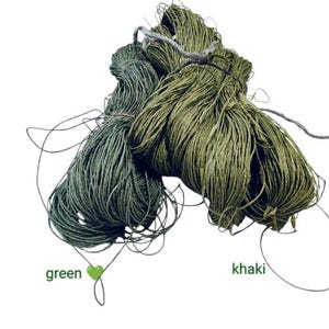 rafia yarns, Yarn for Crochet, yarn sale, yarnart, raffia yarn, summer yarn, raffia for hat, raffia for bag image 20